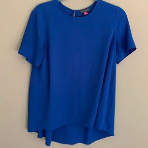 Vince Camuto royal blue blouse (worn as maternity)